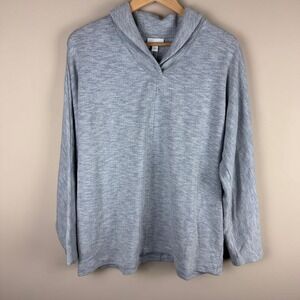J.Jill Pure Jill Shawl‎ Collar Dolman Pullover Sweater Long Sleeve Comfy Large